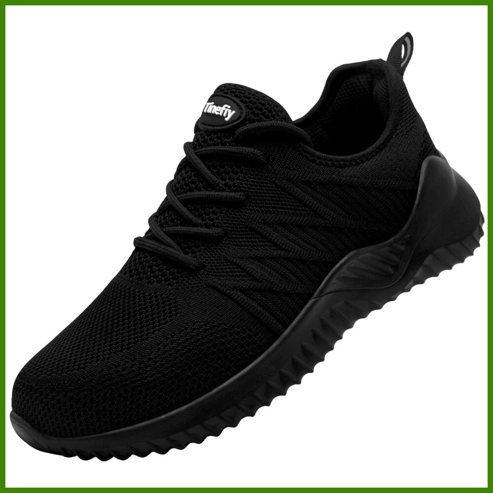 Steel Toe Work Sneakers Women Lightweight Slip Resistant Puncture Proof